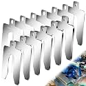 Shimeyao 13 Pcs Size B 3" X 3" Stainless Steel Slotted Shims Kit Composite