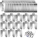 Shimeyao 130 Pcs Size A 2" X 2" Stainless Steel Slotted Shims Kit Composite