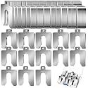 Shimeyao 130 Pcs Size C 4" X 4" Stainless Steel Slotted Shims Kit Composite