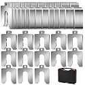 Shimeyao 260 Pcs Size B 3" X 3" Stainless Steel Slotted Shims Kit Composite