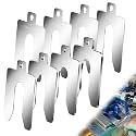 Shimeyao 8 Pcs Size C 4" X 4" Stainless Steel Slotted Shims Kit Composite