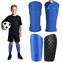 Shin Guards Soccer Kids 2025 Version High-Density Foam Soccer Shin Guard with Sleeves Shin Protective Pads for Kids Daily Practice School Competitions Outdoor Play