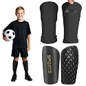 Shin Guards Soccer Kids 2025 Version High-Density Foam Soccer Shin Guard with Sleeves Shin Protective Pads for Kids Daily Practice School Competitions Outdoor Play