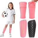 Shin Guards Soccer Kids 2025 Version High-Density Foam Soccer Shin Guard with Sleeves Shin Protective Pads for Kids Daily Practice School Competitions Outdoor Play