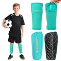 Shin Guards Soccer Kids 2025 Version High-Density Foam Soccer Shin Guard with Sleeves Shin Protective Pads for Kids Daily Practice School Competitions Outdoor Play