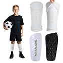 Shin Guards Soccer Kids 2025 Version High-Density Foam Soccer Shin Guard with Sleeves Shin Protective Pads for Kids Daily Practice School Competitions Outdoor Play