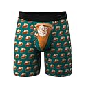 Shinesty Long Leg Boxer Briefs for Men - Support Ball Hammock Underwear