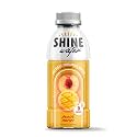 ShineWater Peach Mango - Pack of 12 (16.9 Fl Oz Each) - Naturally Flavored Electrolyte Water with Vitamin D, Powerful Hydration and Plant-Based Antioxidants, Zero Sugar, Low Calorie!