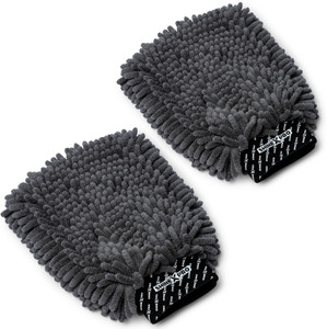 shinexpro microfiber vehicle washing  washing mitt hand glove