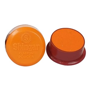 kumkum powder  made of non toxic ingredients  non stain formula  safe for all skin types  pack of 10 deep maroon - 25g