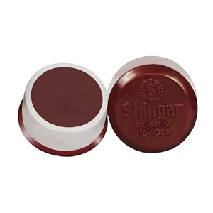 kumkum powder  made of non toxic ingredients  non stain formula  safe for all skin types  pack of 10 deep maroon - 25g