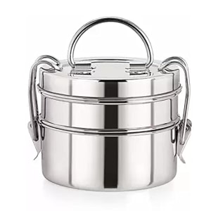 Stainless Steel Clip Tiffin sada Containers Lunch