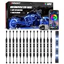 SHINIGHT 14-Pcs Motorcycle LED Light Kits, App Control Multicolor IP67