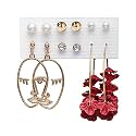 Shining Diva Fashion Latest Stylish Combo Design 6 Pairs Metal Earrings for Women and Girls