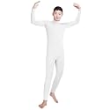 Shinningstar Boys' Men's Zentai Unitard Spandex Turtleneck Long Sleeve Dancewear Bodysuit