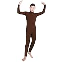 Shinningstar Boys' Men's Zentai Unitard Spandex Turtleneck Long Sleeve Dancewear Bodysuit