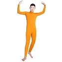 Shinningstar Boys' Men's Zentai Unitard Spandex Turtleneck Long Sleeve Dancewear Bodysuit