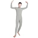 Shinningstar Boys' Men's Zentai Unitard Spandex Turtleneck Long Sleeve Dancewear Bodysuit
