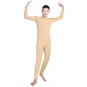 Shinningstar Boys' Men's Zentai Unitard Spandex Turtleneck Long Sleeve Dancewear Bodysuit