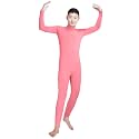Shinningstar Boys' Men's Zentai Unitard Spandex Turtleneck Long Sleeve Dancewear Bodysuit