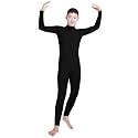 Shinningstar Boys' Men's Zentai Unitard Spandex Turtleneck Long Sleeve Dancewear Bodysuit