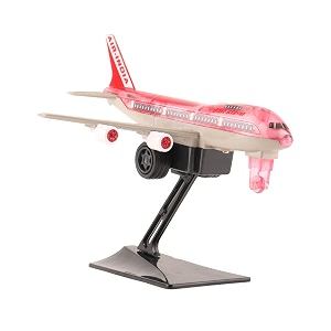 shinsei dx jumbo 747 airplane maintenance free pullback spring action race toy gift for boys 3 years strong abs plastic no sharp edges bis certified pack of 1 color red