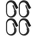 Shinylin 4 Pcs Protective Horse Tie Multi-Purpose Horse Clip, Black