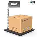 Shipping Scale, 720lb x 1oz High Accuracy Postal Scale, Ultra Thin ABS Large Platform, Super Lightweight Postal Scale for Shipping Packages, Small Business, Post Offices, Luggage Scale, Battery and