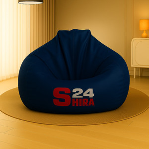 shira 24 4xl tear drop bean bag cover  without beans blue