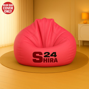 shira 24 5xl tear drop bean bag cover  without beans pink