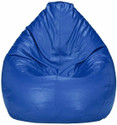 SHIRA 24 Jumbo (Filled ) Teardrop Bean Bag  With Bean Filling (Blue)