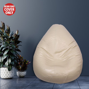 shira 24 jumbo tear drop bean bag cover  without beans clear