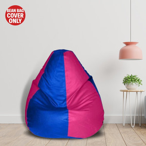 shira 24 jumbo tear drop bean bag cover  without beans blue pink