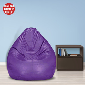 shira 24 jumbo tear drop bean bag cover  without beans purple