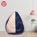 SHIRA 24 Jumbo Tear Drop Bean Bag Cover  (Without Beans) (Clear, Blue)