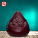 SHIRA 24 Jumbo Tear Drop Bean Bag Cover  (Without Beans)