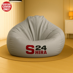 shira 24 xxl tear drop bean bag cover  without beans grey