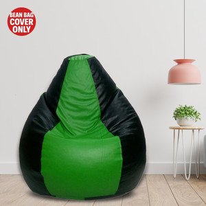 shira 24 xxl tear drop bean bag cover  without beans green black