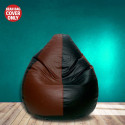 SHIRA 24 XXL Tear Drop Bean Bag Cover  (Without Beans)