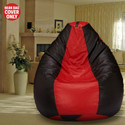 SHIRA 24 XXL Tear Drop Bean Bag Cover  (Without Beans)