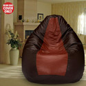 SHIRA 24 XXL Tear Drop Bean Bag Cover  (Without Beans)