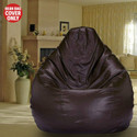 SHIRA 24 XXL Tear Drop Bean Bag Cover  (Without Beans)