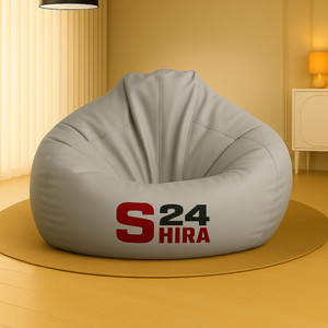 shira 24 xxxl tear drop bean bag cover  without beans grey