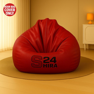 shira 24 xxxl tear drop bean bag cover  without beans maroon