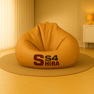 shira 24 xxxl tear drop bean bag cover  without beans tan