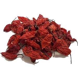 shirish masala bhut jolokia  ghost pepper  hottest naga king dry red chilli oven dried organically grown 25 gram