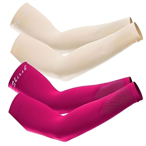 uv protection cooling men and women arm sleeves compression sun sleeves for men women youth sports cricket hand gloves for men and women tattoo cover-up upf 50-2 pair black amp white