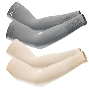 uv protection cooling men and women arm sleeves compression sun sleeves for men women youth sports cricket hand gloves for men and women tattoo cover-up upf 50-2 pair black amp white