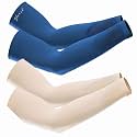 UV Protection Cooling Men and Women Arm Sleeves Compression Sun Sleeves for Men Women Youth, Sports, Cricket, Hand Gloves for men and women, Tattoo Cover-Up, UPF 50-2 Pair (Black &amp; White)