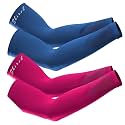 UV Protection Cooling Men and Women Arm Sleeves Compression Sun Sleeves for Men Women Youth, Sports, Cricket, Hand Gloves for men and women, Tattoo Cover-Up, UPF 50-2 Pair (Black &amp; White)